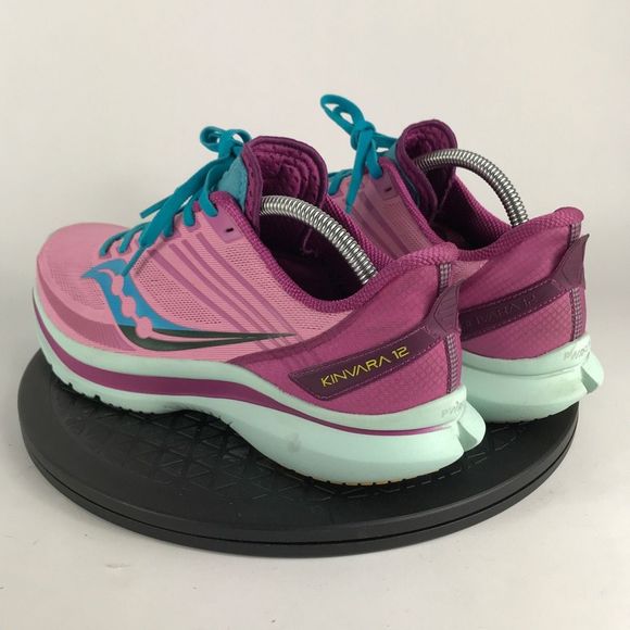 Saucony Kinvara 12 Pink Athletic Running Shoes S10619-26 Women’s Size 11 - Picture 7 of 12